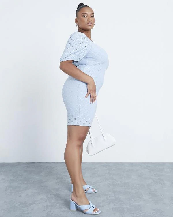 Embroidered Bodycon Dress JioMart