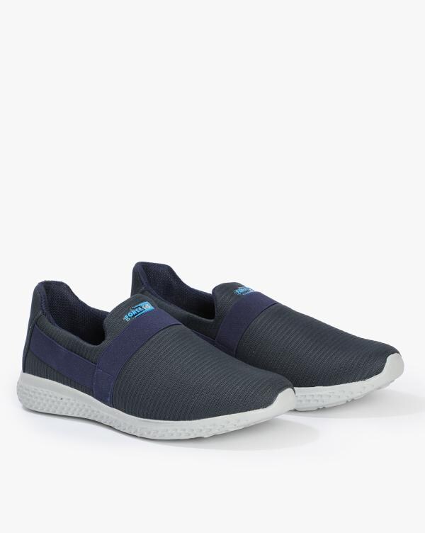 textured slip on shoes