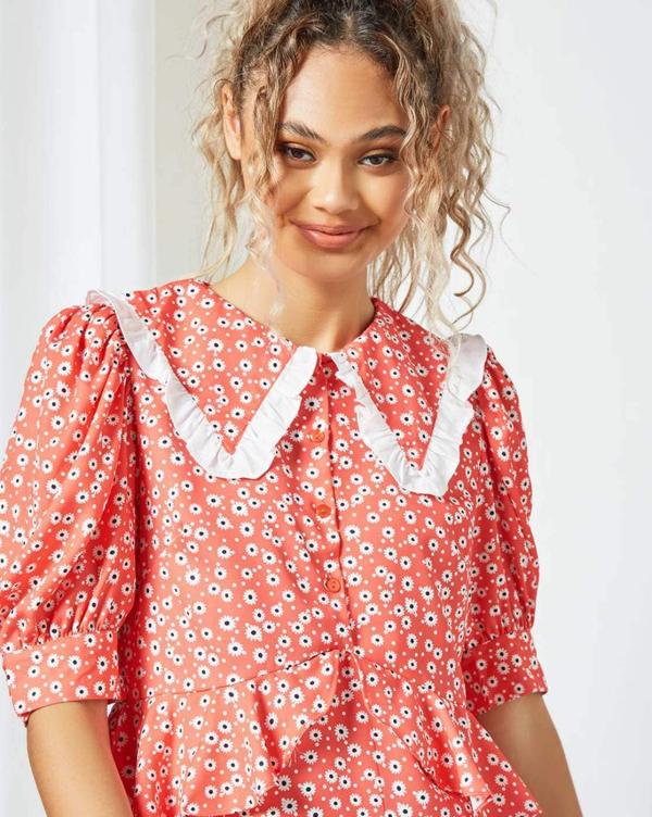 Floral Print Shift Dress JioMart