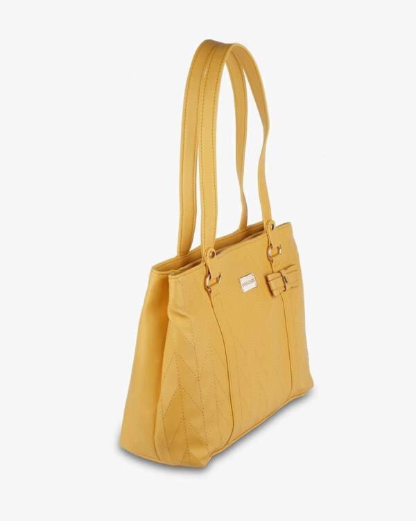 Quilted Shoulder Bag with Bow Applique JioMart