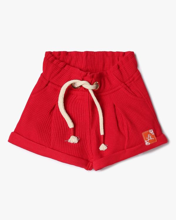 Pleated Shorts with Drawstring Waist JioMart