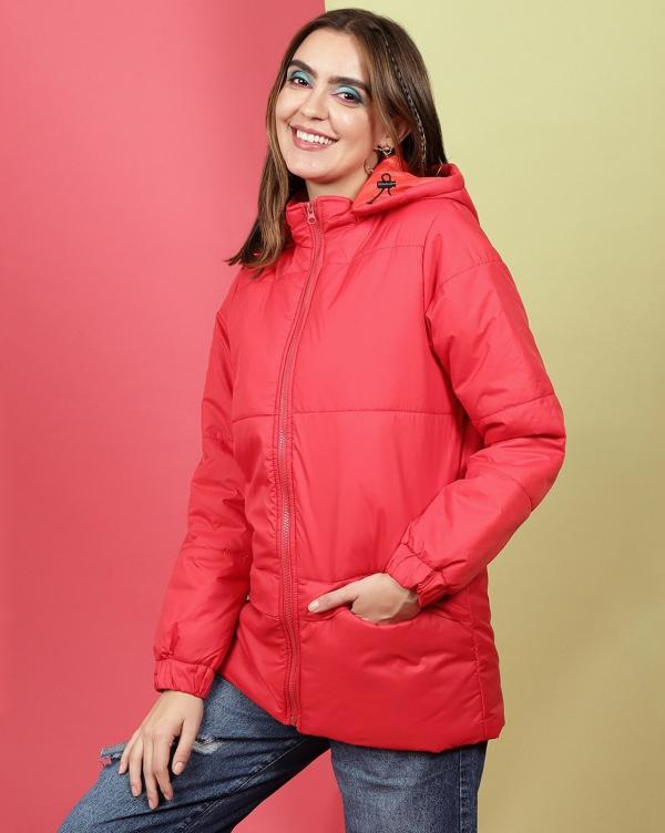 Quilted Jacket with Detachable Hood JioMart