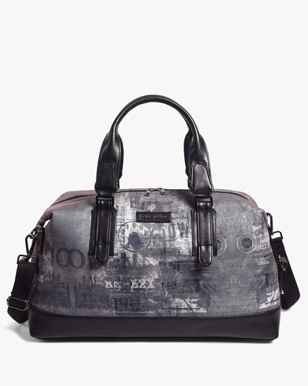 Graphic Print Duffel Bag with Detachable Strap JioMart