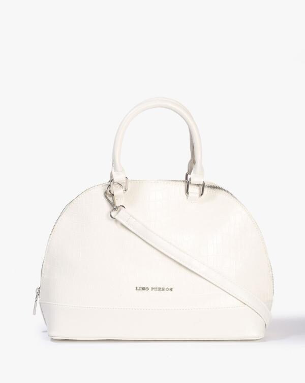 CrocEmbossed Satchel Bag with Detachable Strap JioMart