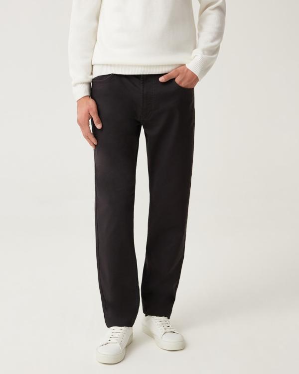 Straight FlatFront Trousers with Insert Pockets JioMart