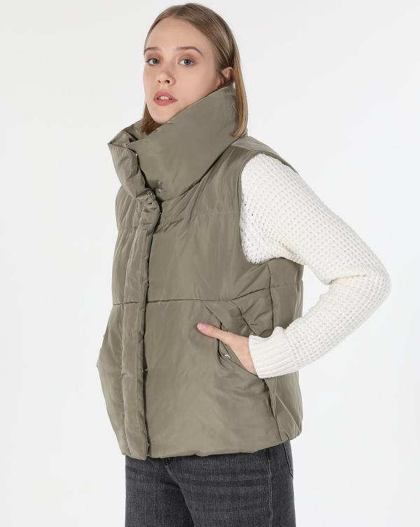 Quilted ZipFront Gilet Jacket JioMart