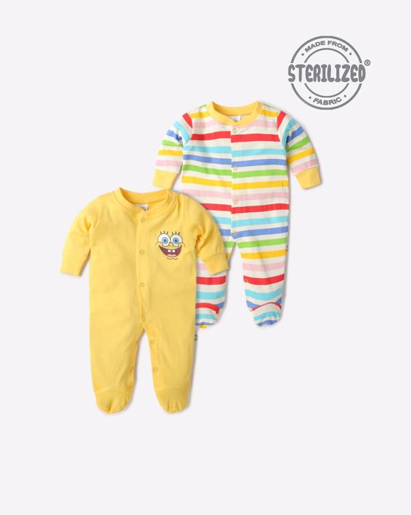 Pack of 2 Printed Sleepsuits JioMart