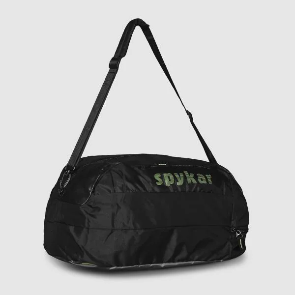 Spykar Black Solid Duffle/Gym Bag JioMart