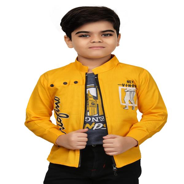 FOREVER YOUNG BOYS JACKET WITH ATTACHED TSHIRT JioMart