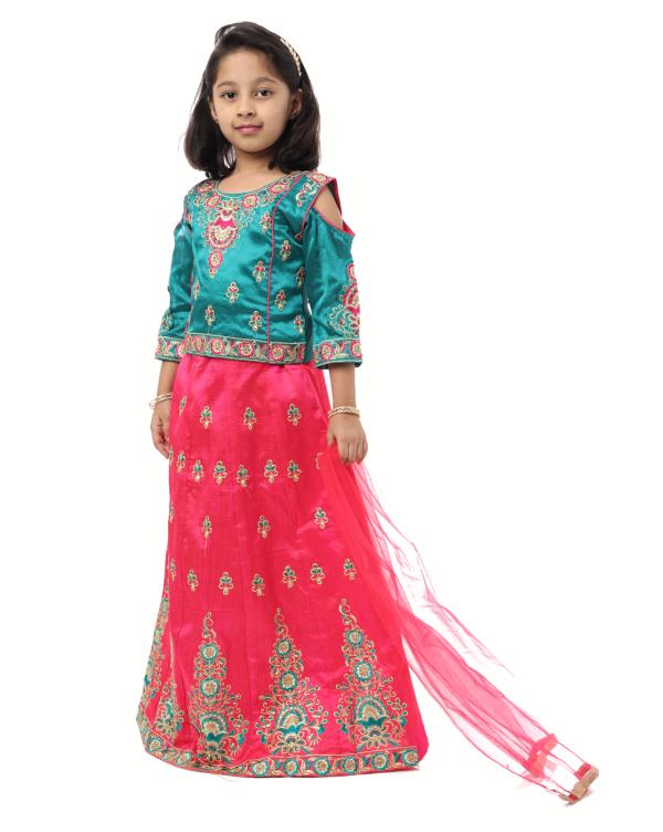 Ashwini Girls Skirt Top Readymade Indian Kids Ethnic Wear Kids