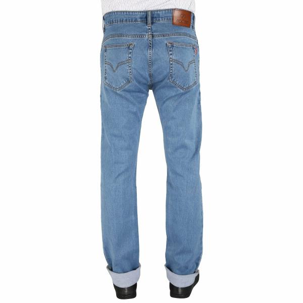 FLAGS Mens Light Blue Cotton Slim Fit Jeans JioMart