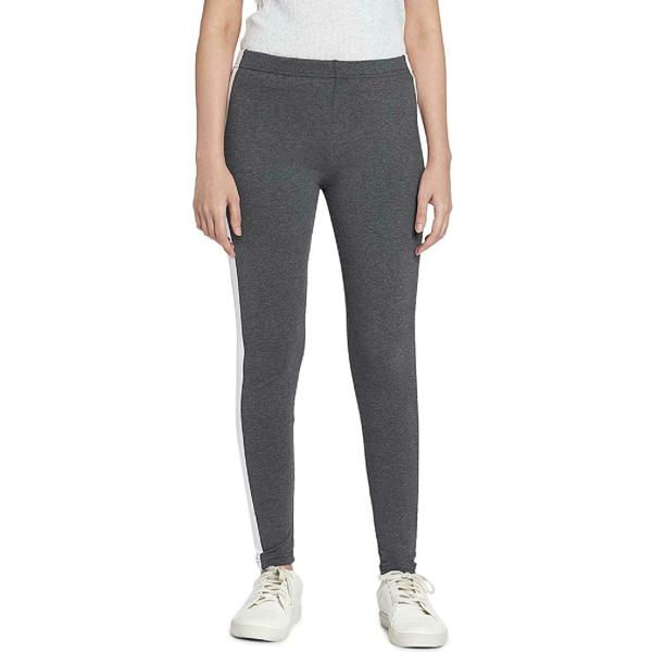 Go Colors Women Grey Solid Stretch Leggings JioMart