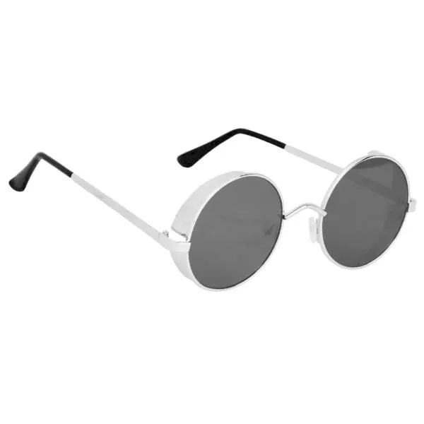 Phenomenal Unisex Round Sunglasses (Black) (Men & Women) JioMart