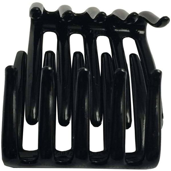 Bharatgaurav Black Plastic Solid French Juda Hair Clip for Women (Pack