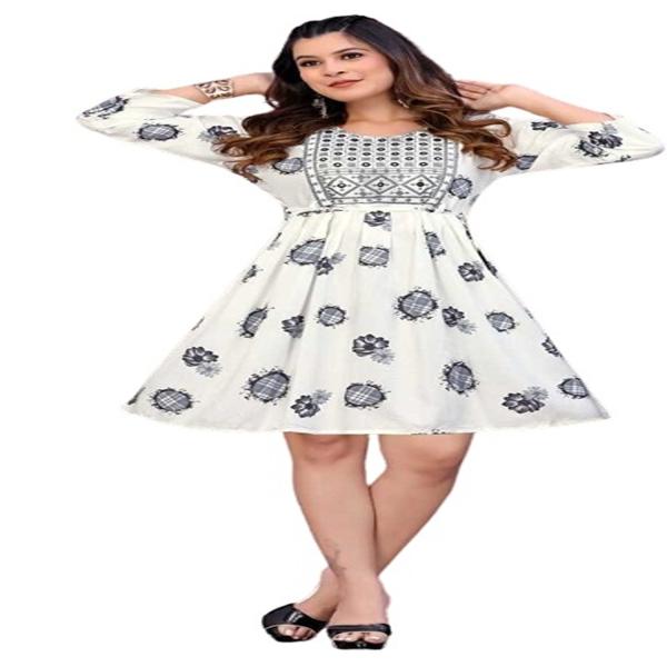 PERFECT PRODUCTIONS Stylish Embroidered Dress For Women's & Girls , One