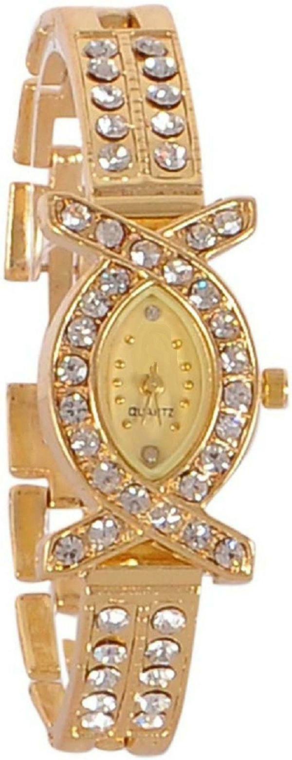 TRUE COLORS Analog Gold Dial Gold Strap Watch for Women JioMart