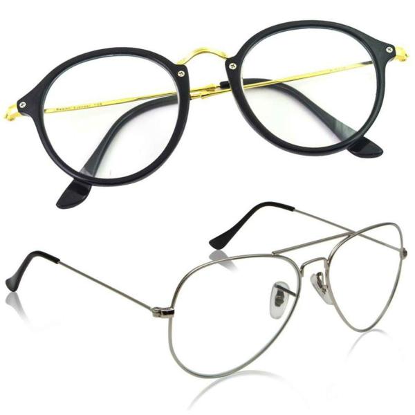 Phenomenal Aviator, Cateye Unisex Sunglasses (Clear) (Men & Women