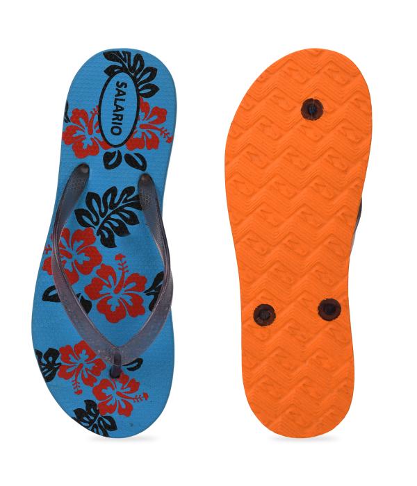 Salario Blue Flip flops for Women JioMart