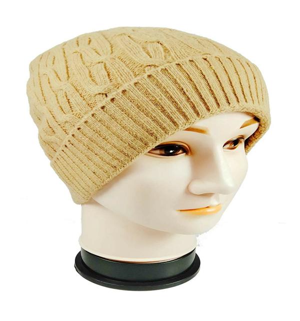Warmzone Men Peach Acrylic Blended Winter Cap JioMart