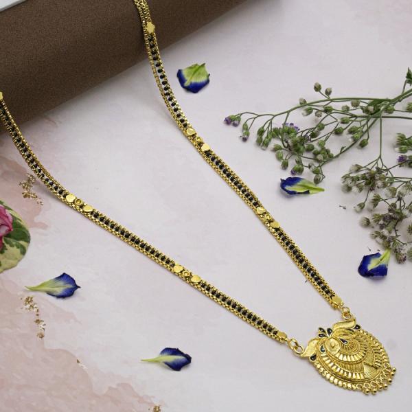 Ramdev Art fashion jewellery Stylish alloy Mangalsutra for Women Copper