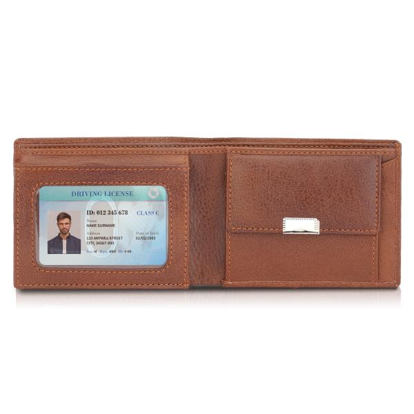 Ross Brown Men's Formal/Casual Top Grain Leather Wallet JioMart