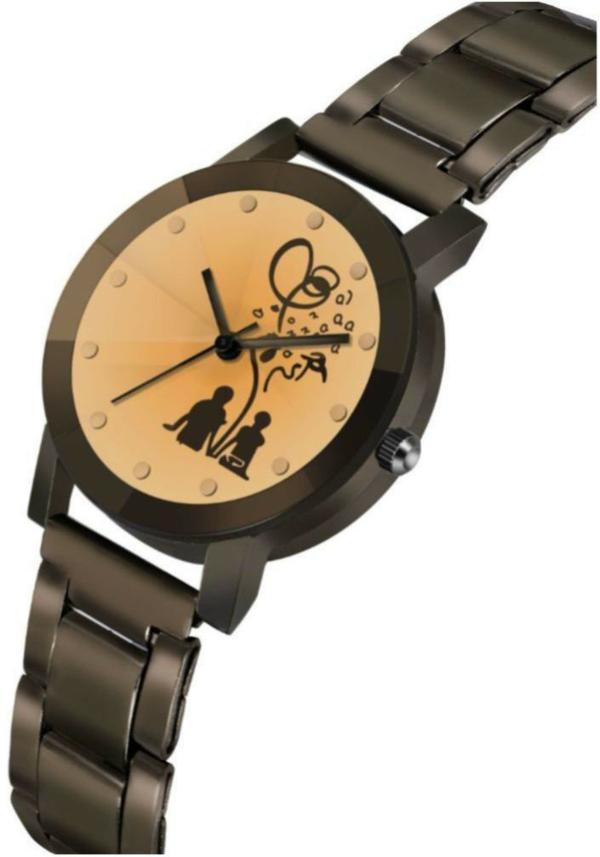 Bolun Analog White Dial Black Strap Watch For Women JioMart