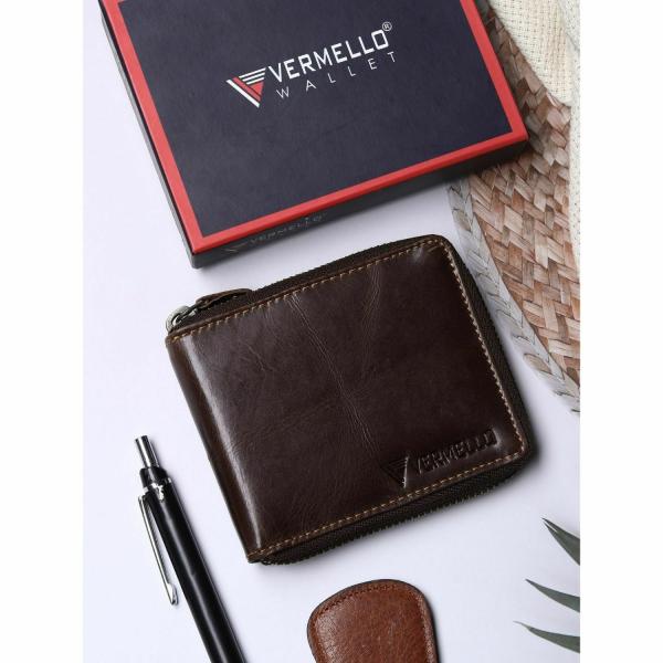 Buy BUFFHIDE Black Genuine Leather RFID Wallet For Men (6 Card Slots) Online At Best Prices In - Foto 5