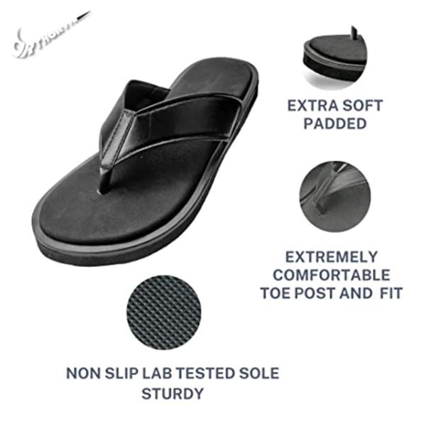 MCR Footwear Mens VBlack Diabetic Ortho Slippers Black JioMart