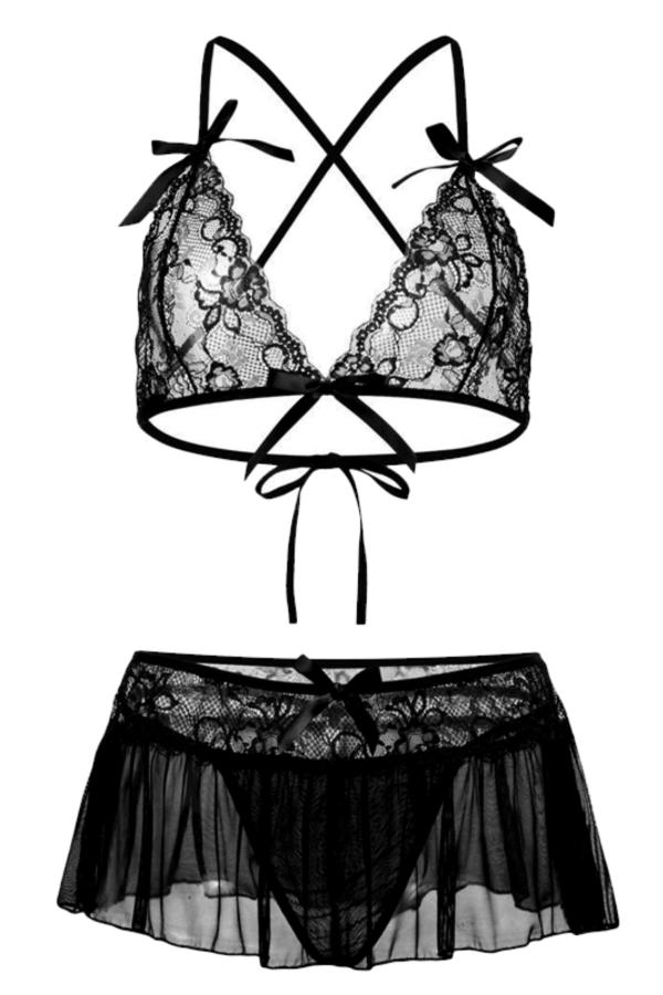 BELLEVINO Women's Lingerie Set/ Wedding Sexy Nighty/ Baby doll Night