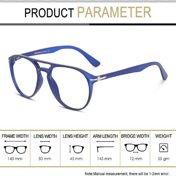 US DESIRE Aviator Money Heist Professor Glasses Spectacles Eyeglass