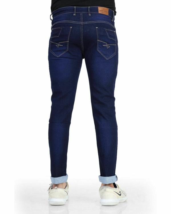 Ragzo Men's Slim Fit Dark Blue Jeans JioMart