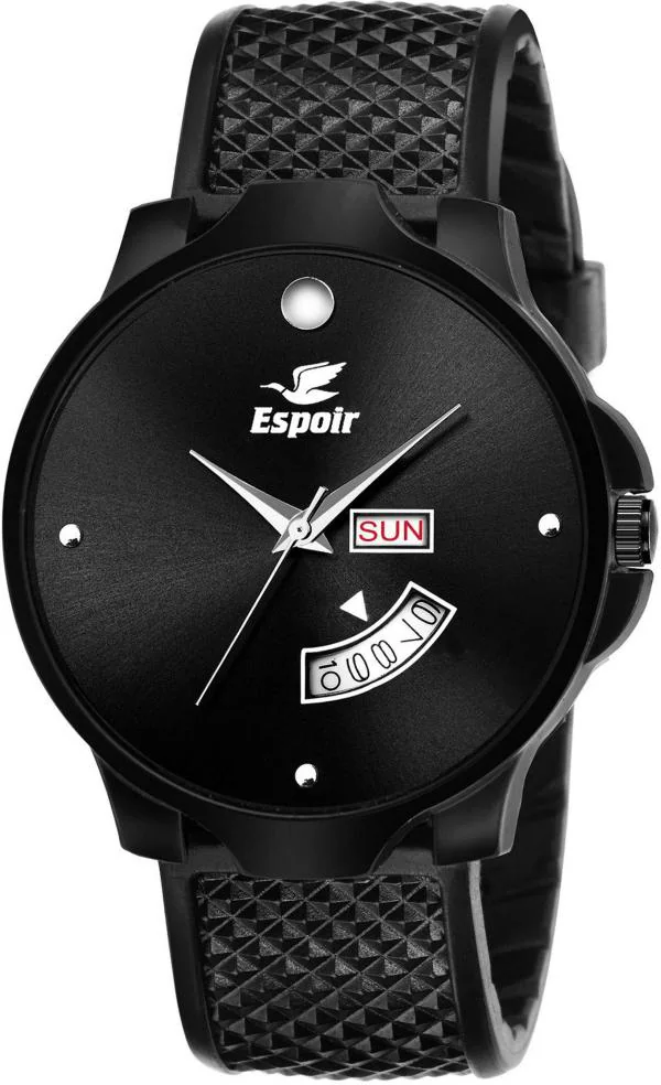 Espoir Men Black Dial Black Strap Analog Watch JioMart