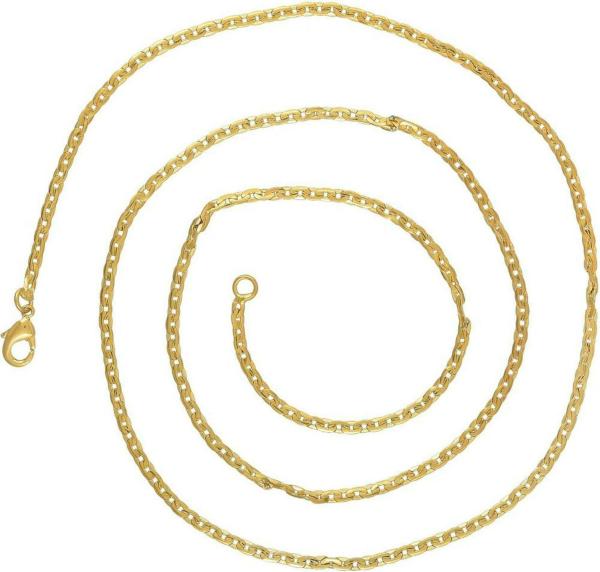 Memoir Gold Plated Brass Sleek and Sober Interlink Fashion Chain Men