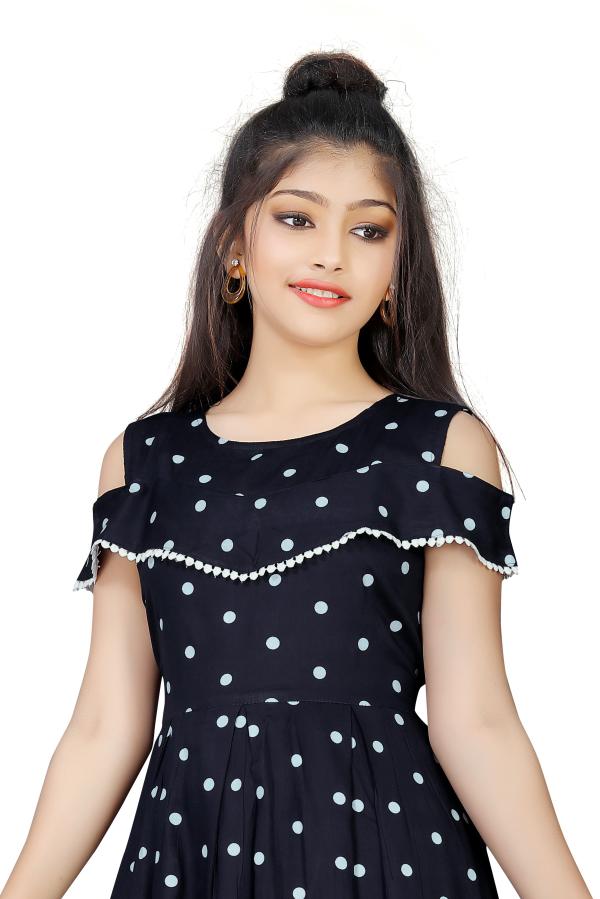 Delightful Detail: Transform Your Little Girls Outfit with A Polka