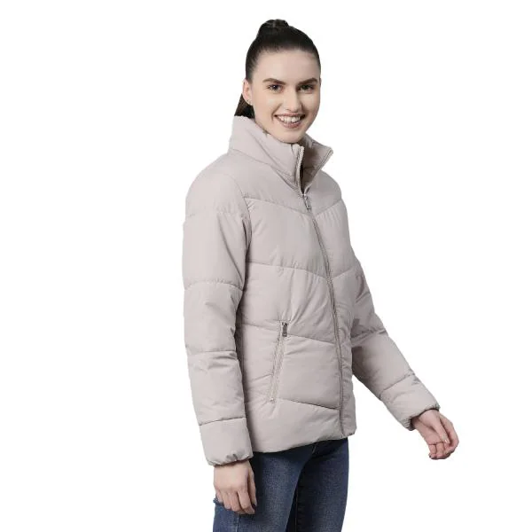 Mode By Red Tape Women's Beige Padded Jacket JioMart