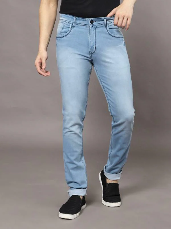 RJ Denim Men Blue Denim Jeans (38) - JioMart