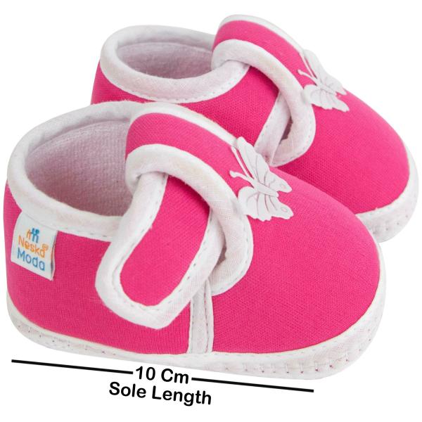 Neska Moda 0 To 3 Months Butterfly Velcro Baby Booties JioMart