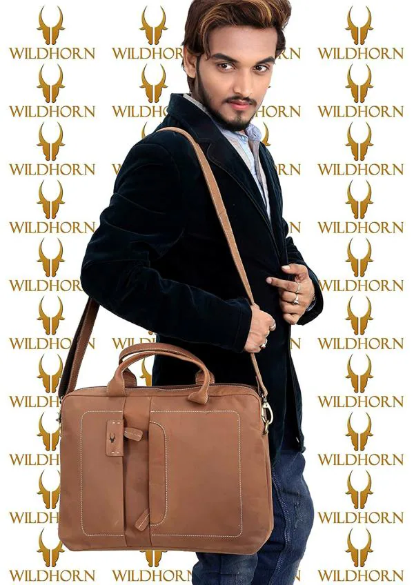 Wildhorn Men Brown Messenger Bag JioMart