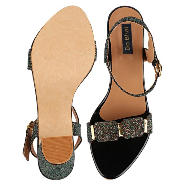 Shoetopia Women Black Heels Sandal JioMart