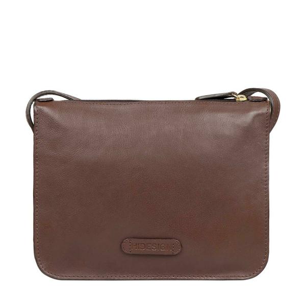 Hidesign Women Brown Genuine Leather Sling Bag JioMart