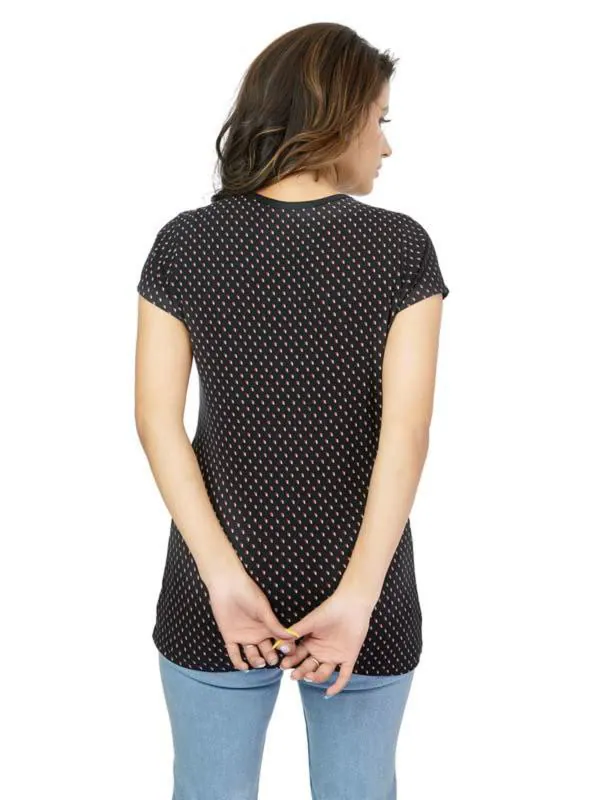 True Spirit Women Black T Shirt (M) JioMart