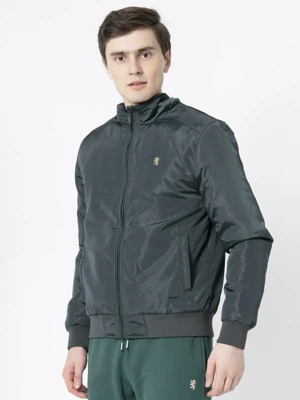 Red Tape Men's Dark Green Solid Jacket JioMart