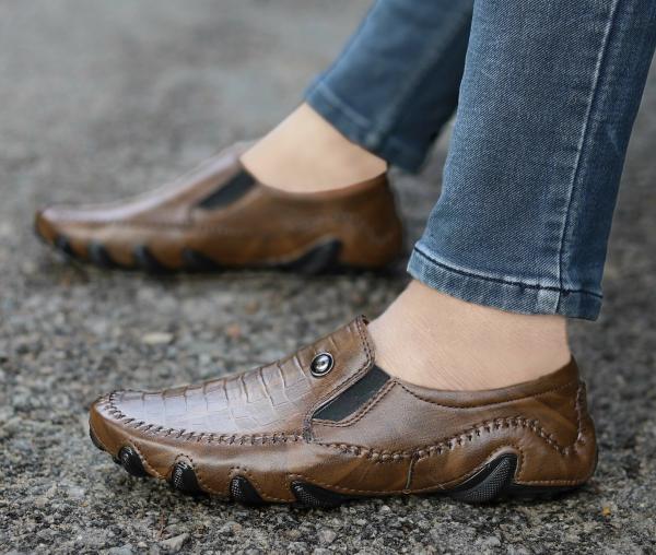 Krors Smart Casual Loafers for Men (Brown) JioMart