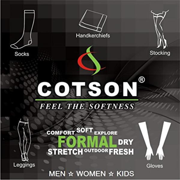 Cotson Pure Cotton And Smell Free Sweat Absorbent Men Formal Socks Pack