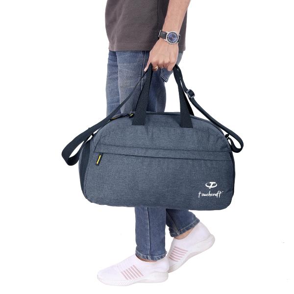 TOUCHCRAFT BLACK GYM DUFFLE BAG JioMart