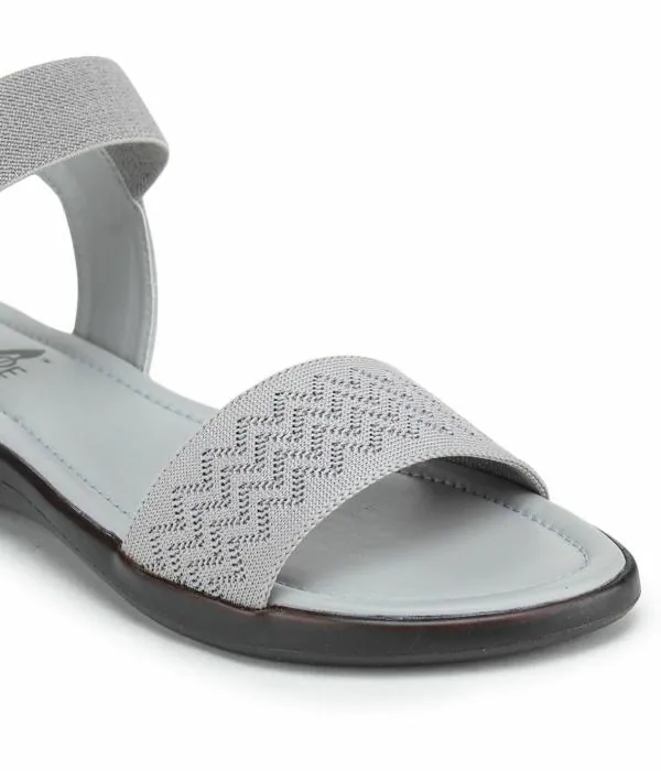 TWINSSHOE Grey Flat Sandals for Women JioMart