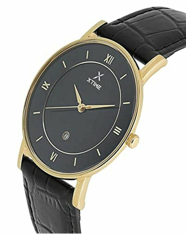 XTIME Analog Black Dial Black Strap Watch for Men & Boys JioMart
