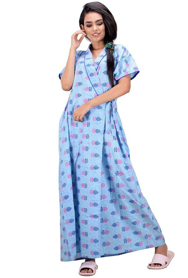 CLYMAA Women Cotton Nightgown (XXL) JioMart