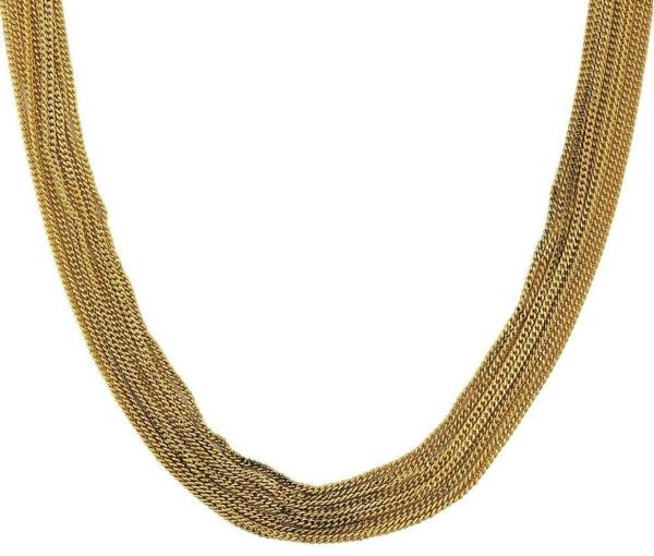 Memoir Gold Plated Brass Chain Men and Women JioMart