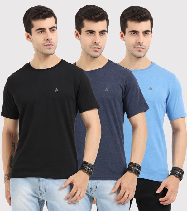 ARDEUR MENS COTTON COMBO PLAIN TSHIRTS JioMart